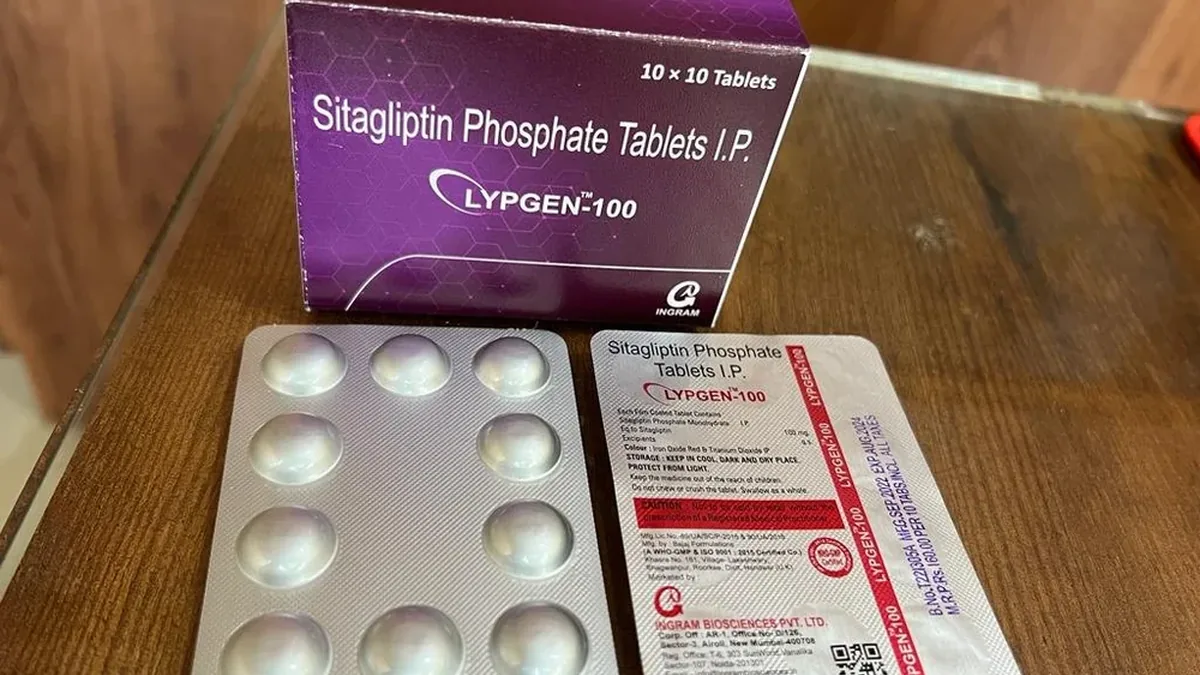 老挝版恩曲替尼100mg包装
